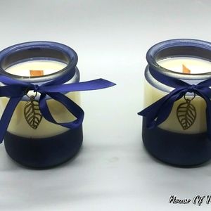 Blackened amethyst scented candle